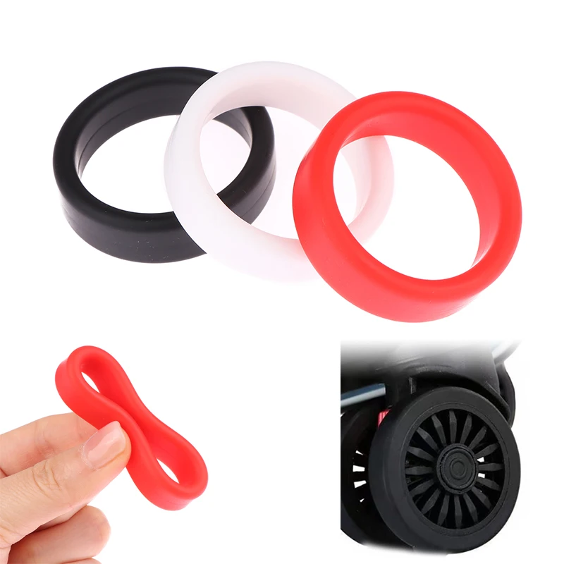 

1Pcs Luggage Wheel Ring Suitable For 35-50mm Luggage Hoops Stretchable Wheel Pulley Belt Loop Idler Rubber Ring Accessories
