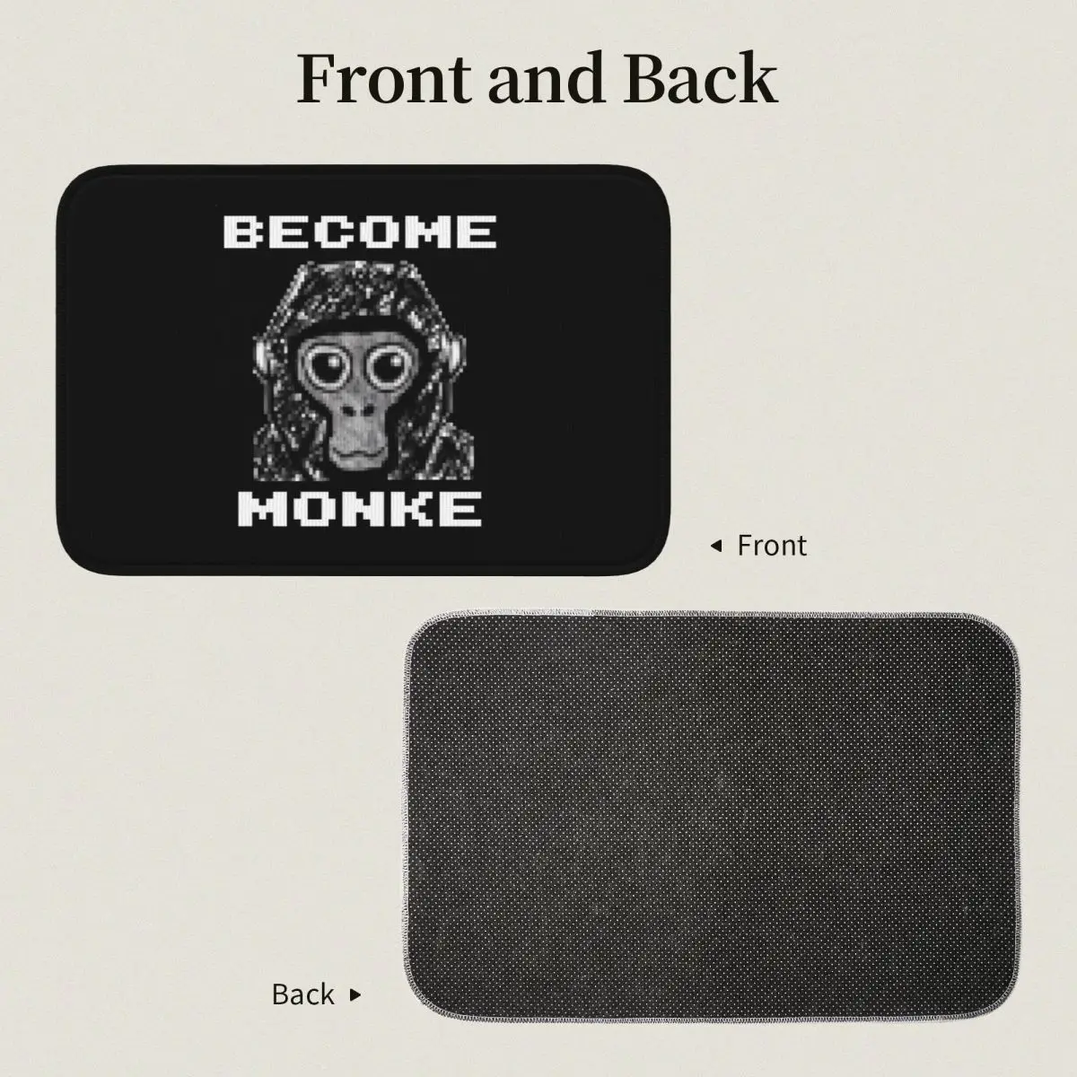 Коврик Gorilla Tag Become Monke - Gtag Monkey: прочный коврик для прихожей, кухни, спальни, напольный коврик для дома, коврик для ног (art.: 3920d85016fa1) - 3920d85016fa1