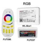 Пульт управления светодиодной лентой MiBoxer, 12 В, 24 В, 10 А, 2,4 ГГц, 4 зоны