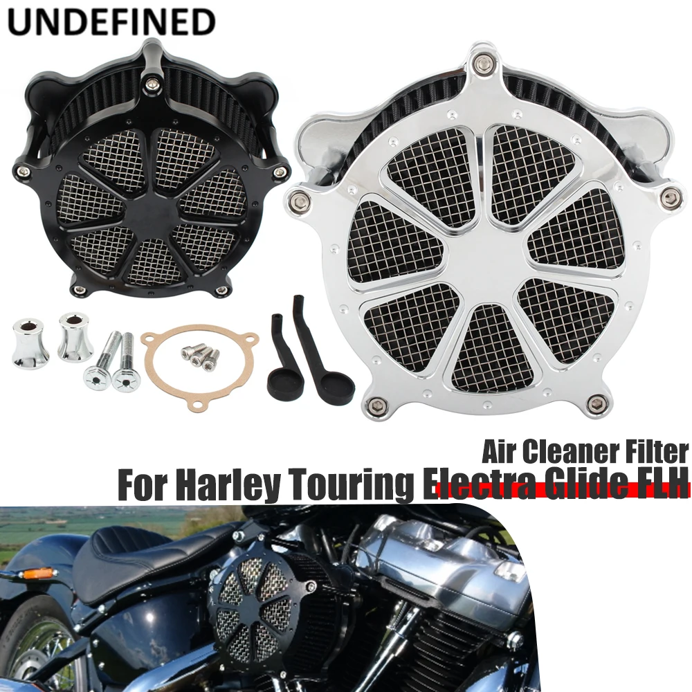 

Воздухоочиститель, впускной фильтр для Harley Touring Electra Glide Road King Softail 2017-2020 мотоциклетная черная система контрастной резки