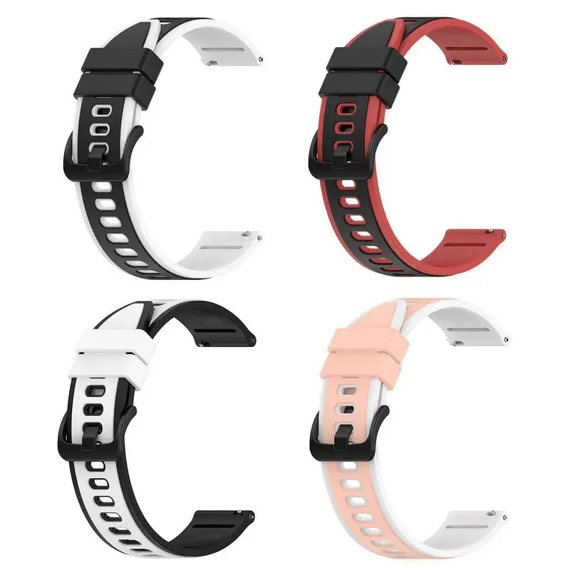 

Two-color Innovative Design Silicone Band For Samsung Watch5 Watch5 Pro Watch4 Classic Watch 5 Pro Strap Sport Strap Band