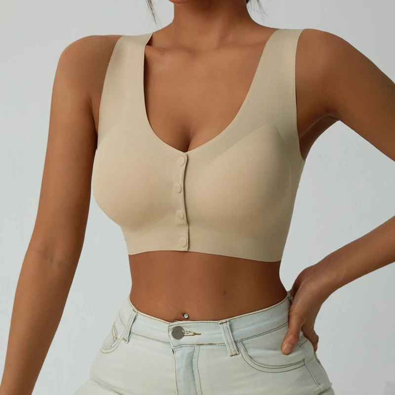 

Бюстгальтер женский бесшовный с эффектом пуш-апа