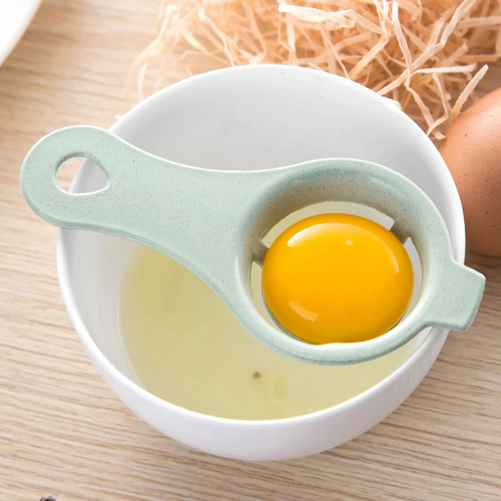 

Egg White Yolk Separator Food-grade Egg Baking Cooking Kitchen Gadgets Tools Handle Egg Divider Sieve Seperator Strainer a