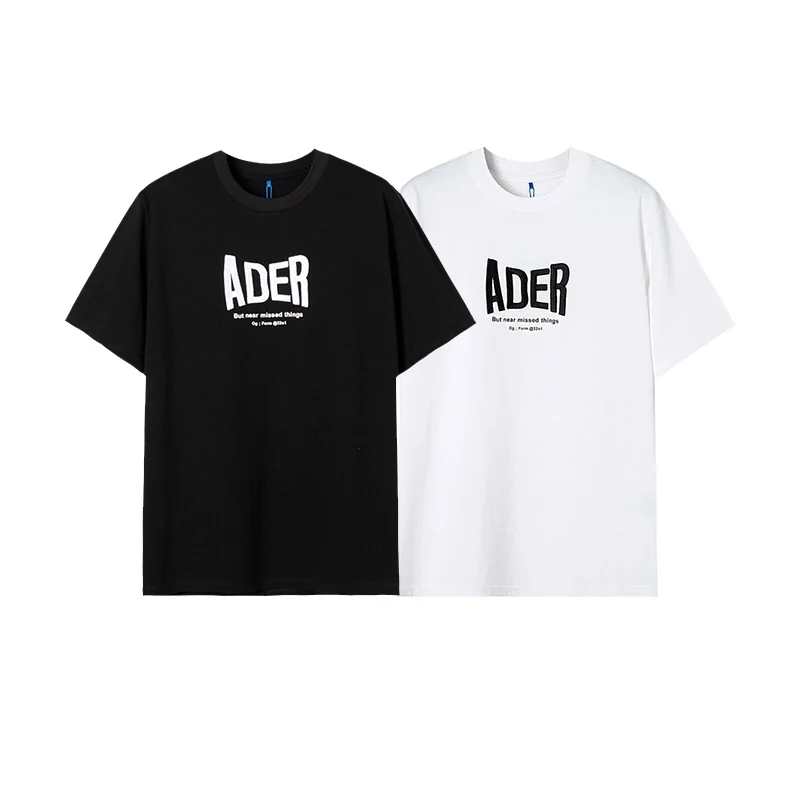 

2021 Black ADER ERROR T-shirt Men Women Adererror Letter Logo Print Tee High Quality Cotton ADER Tops Tee Harajuku