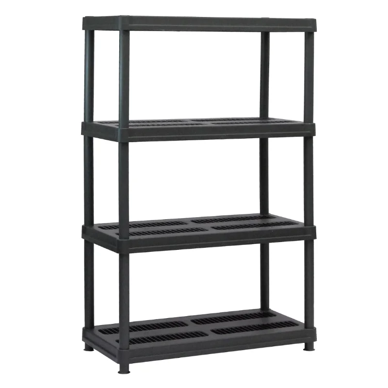 

Juggernaut Storage 36"W x 18"D x 56"H 4-Shelf Resin Freestanding Shelves, Black