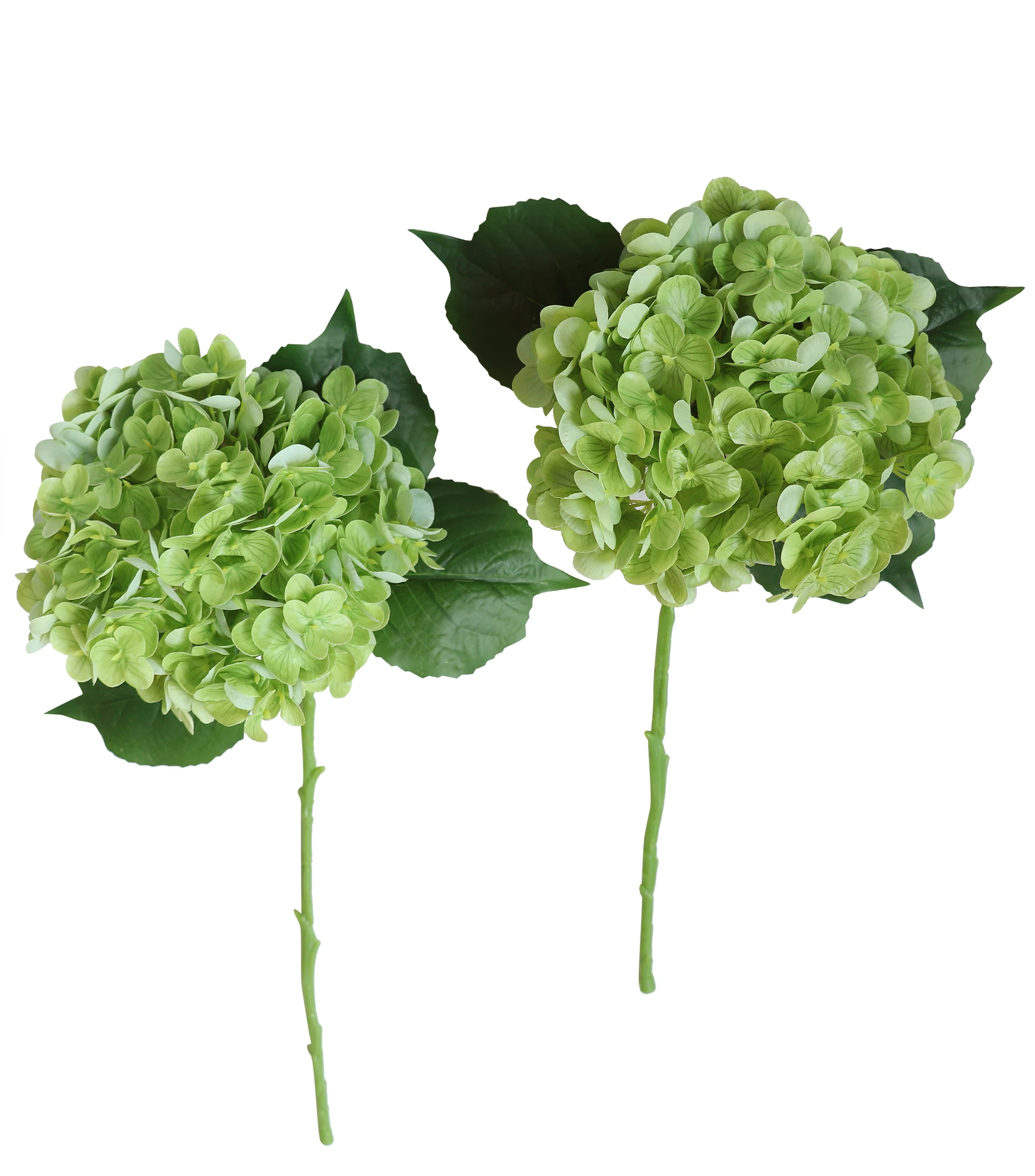 Искусственные стебли цветов зеленой гортензии искусственные растения ветки для