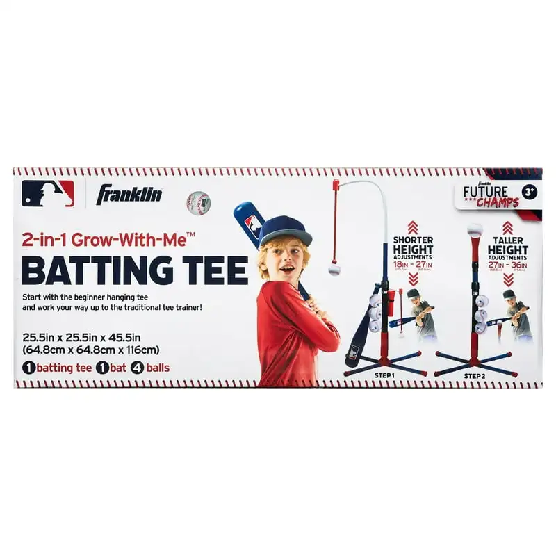 

Baseball Tee + Stand Set for Youth + Toddlers - 18" to 36" Adjustments