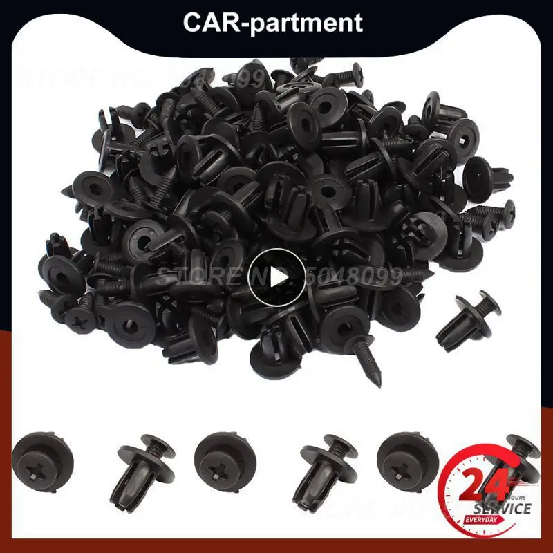 

1 ~ 10 шт. 6 мм крепеж для автомобильного бампера, заклепка для отверстия, фиксатор для крышки двигателя, крепеж для крышки бампера автомобиля, для Honda