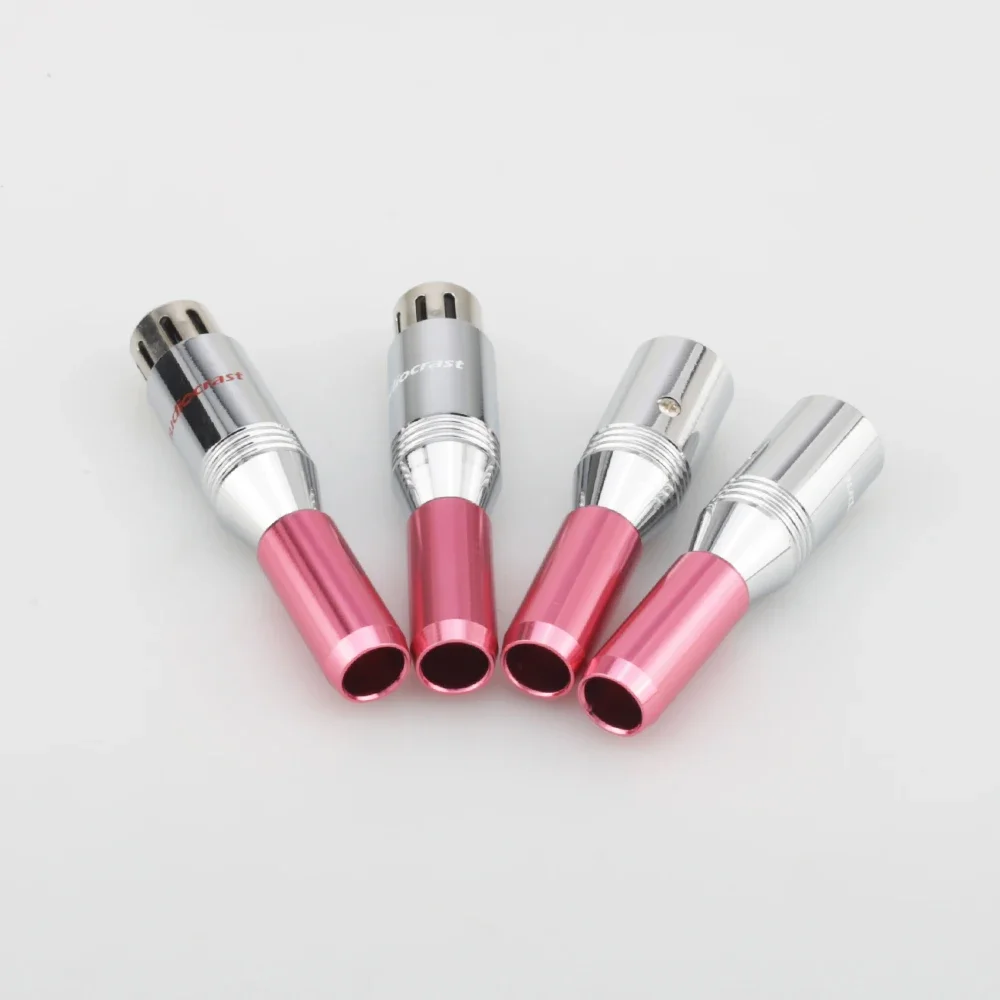 Audicorast XLR Hi-end Hi-Fi аудиоразъем 3-контактный разъем Черный металлический корпус