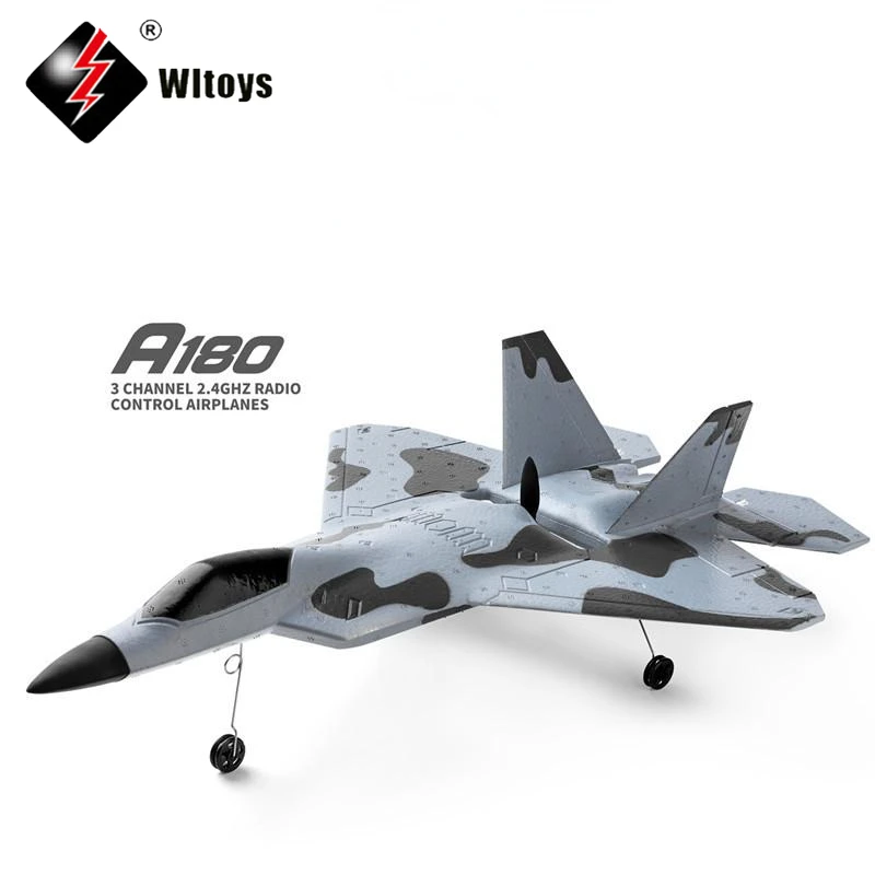 Модель самолета WLtoys A180 F22 на радиоуправлении, 2,4 ГГц, 3 канала Модель самолета WLtoys A180 F22 на радиоуправлении, 2,4 ГГц, 3 канала