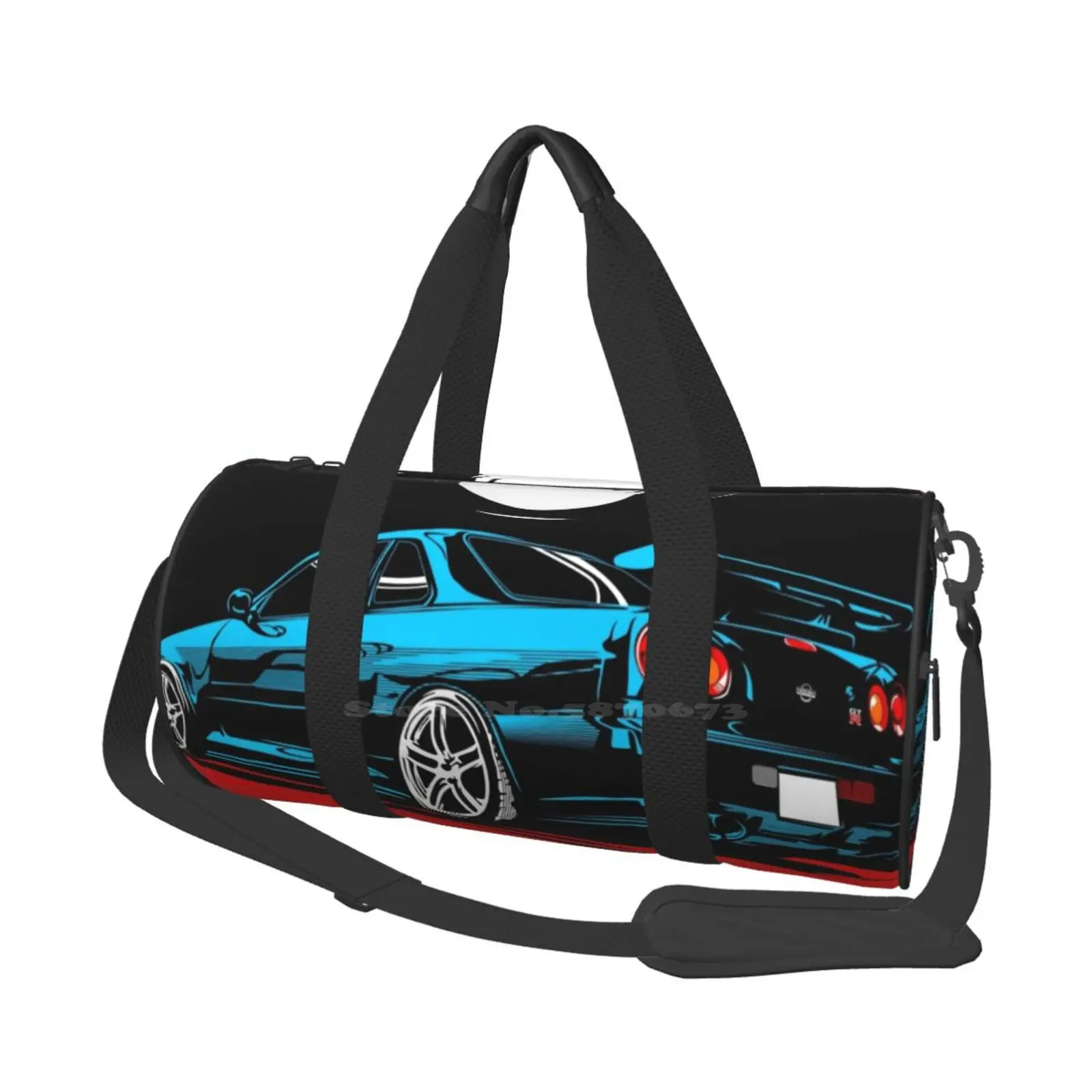 

The Buster Shoulder Bag Casual Satchel For Sport Travel School Paul Walker Gtr R34 Nissan Fast Furious 2Fast 2Furious Jdm Japan