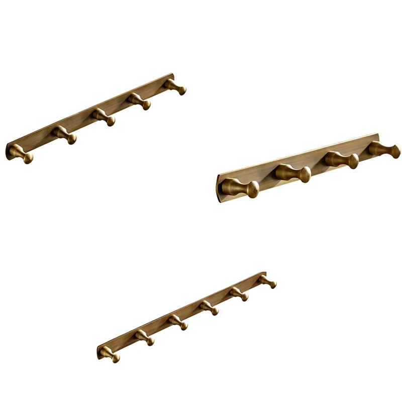 

Античный крючок для ванной комнаты, латунный настенный винтажный крючок, крючки для пальто, декоративный крючок для одежды, крючок для поло...