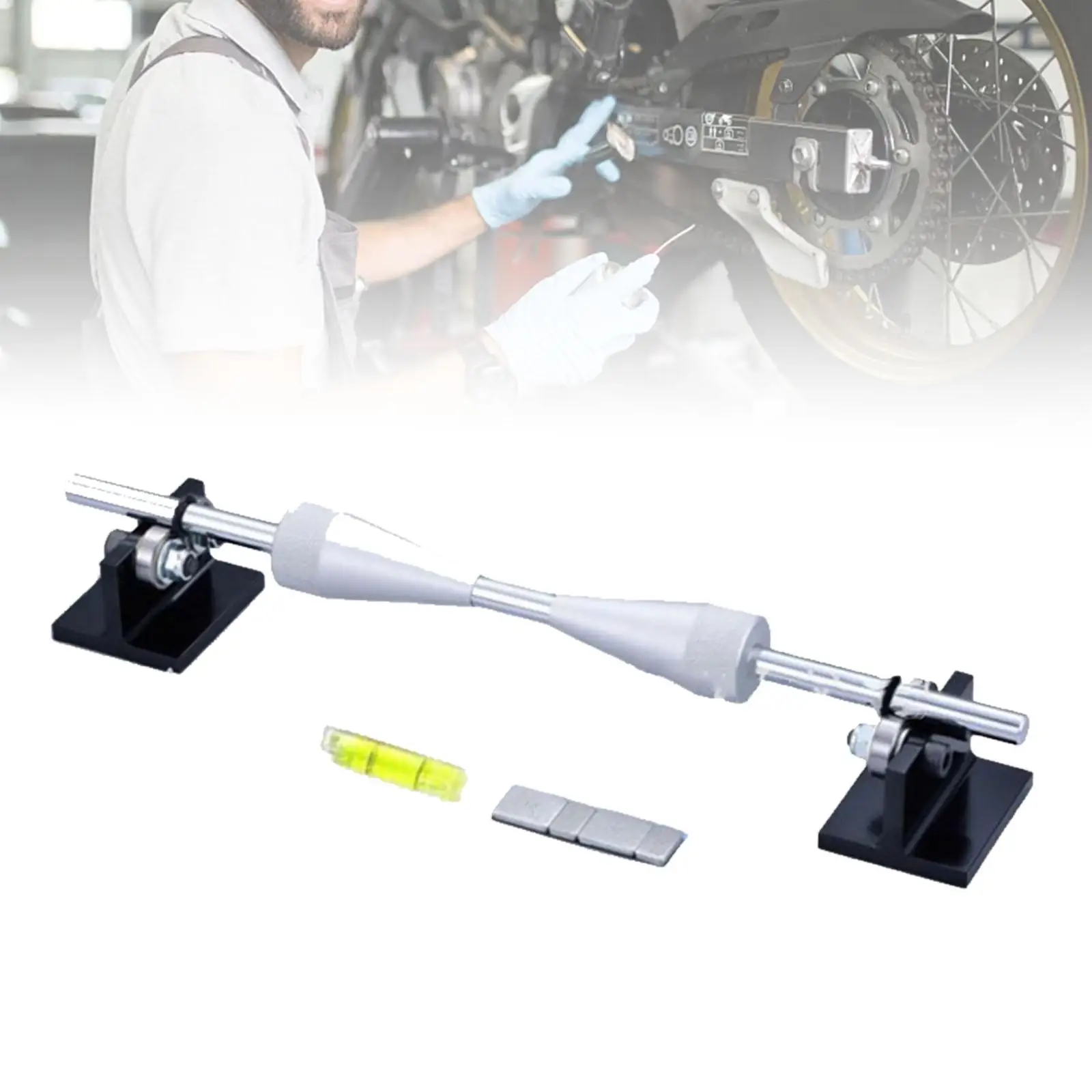 Инструмент для обслуживания балансира колес мотоцикла шпон алюминиевый сплав