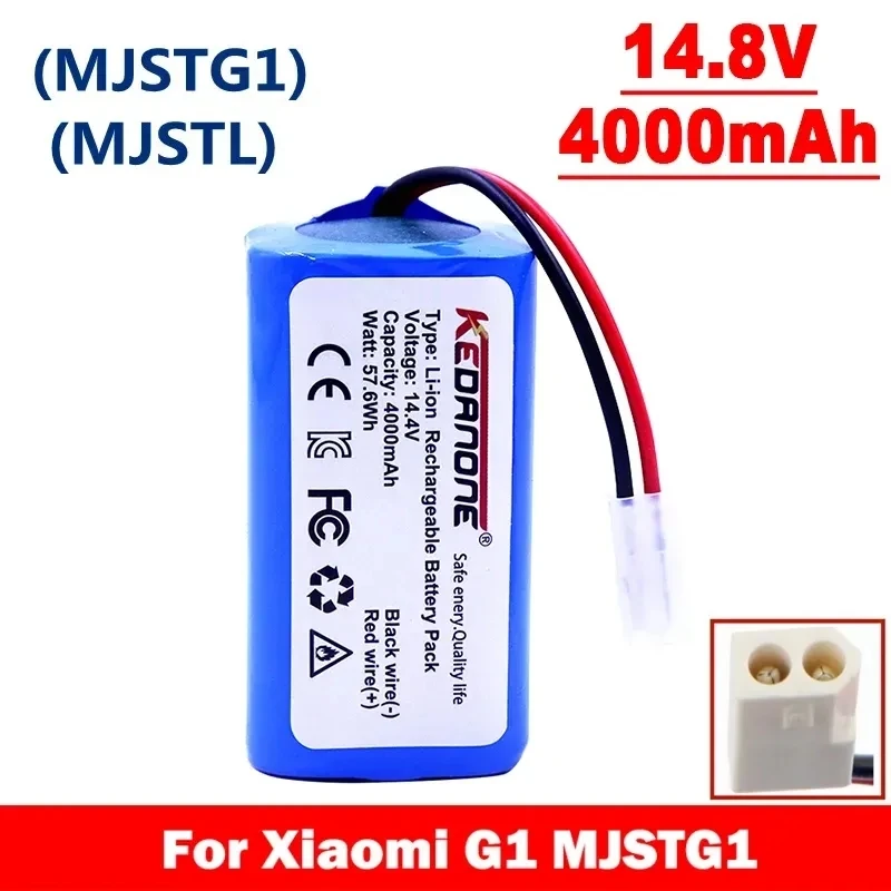 

New 4S1P 14.4V 3500mAh Li-ion Battery Pack,For XIAOMI MIJIA Mi Robot Vacuum-Mop Essential G1 MJSTG1, SKV4136GL H18650CH R30 R35