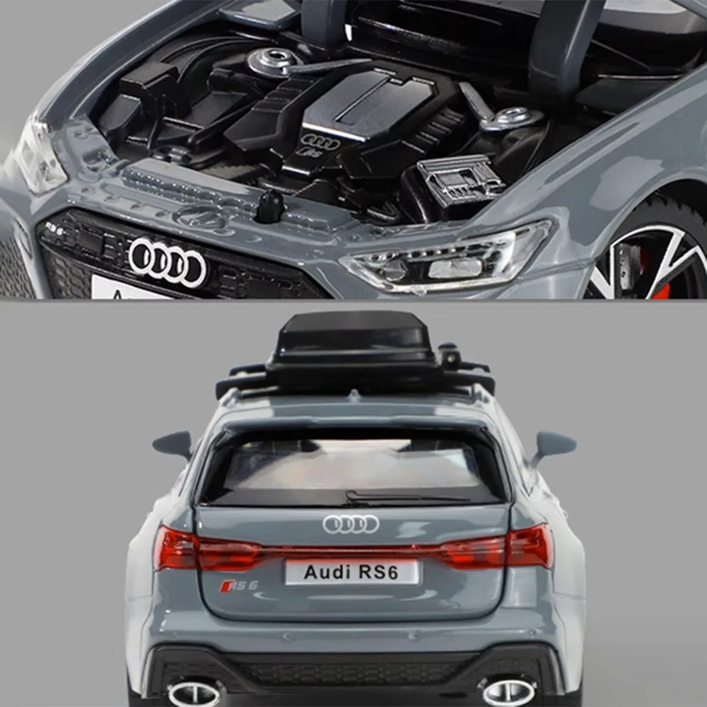 Литая под давлением модель автомобиля Audi RS6 масштаб 1:32