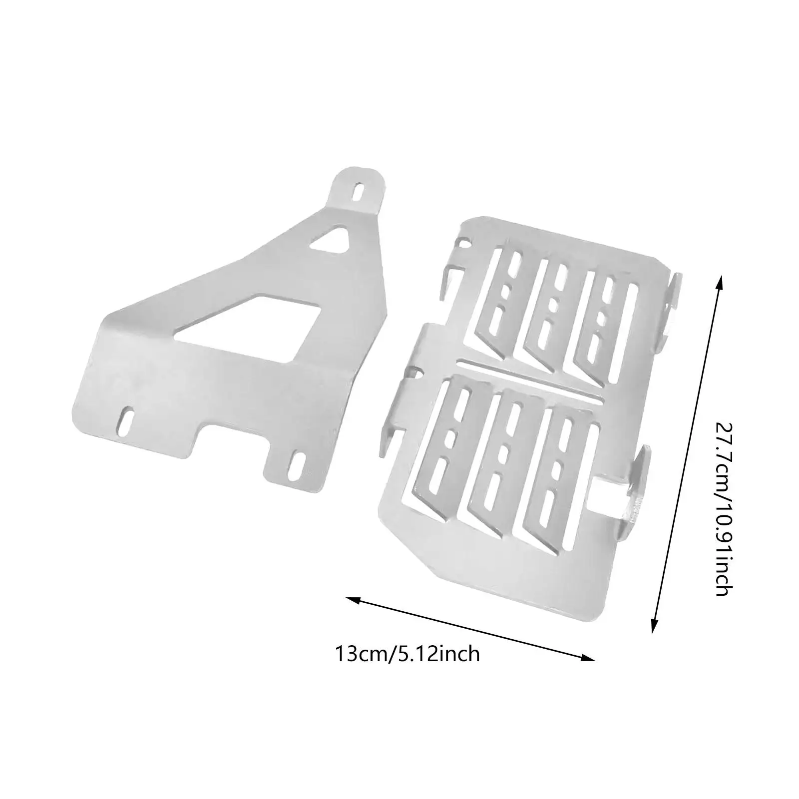 Motorcycle Radiator Grille Guard Part Aluminum Easy to Install Maintenance Spare Shield for Honda Crf300L |