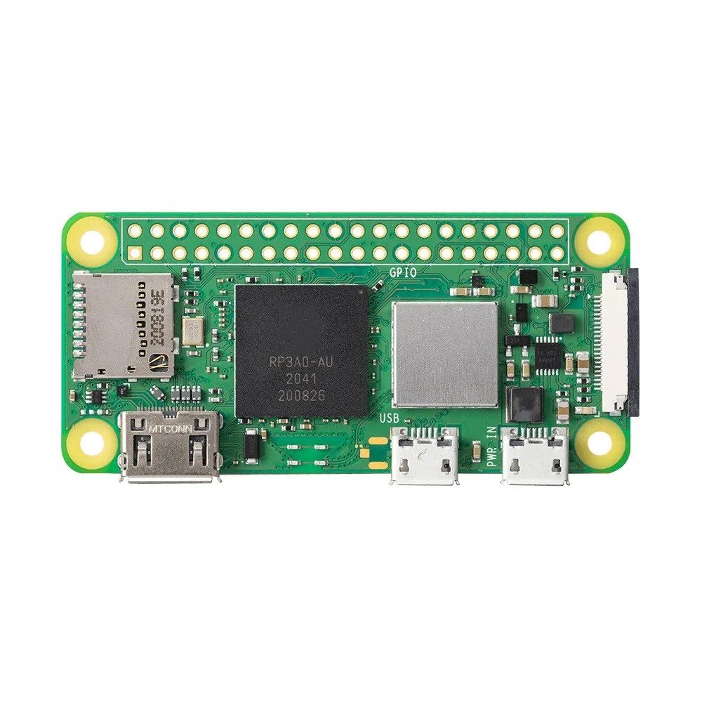 Для нового Raspberry Pi Zero 2 Вт 1 ГГц четырехъядерный 64-разрядный процессор Arm Cortex-A53 512 Мб