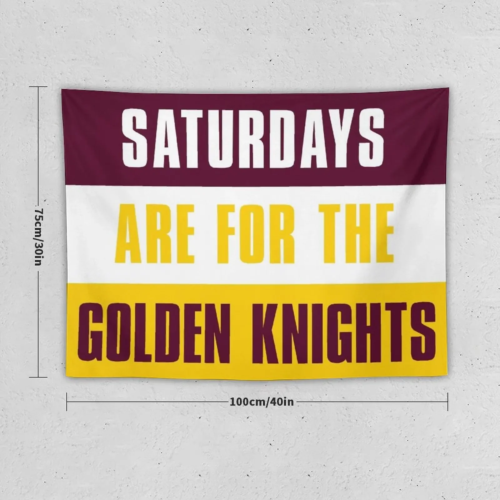 Подходят для Золотых Рыцарей гобелен университета Гэннон настенный