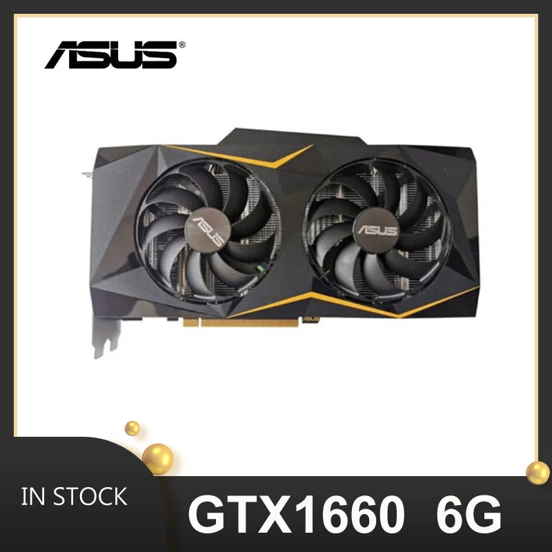 

Оригинальная Видеокарта gigabyte asus GTX 1660 6g 1080 бит gddr5 nvidia geforce, графические карты на GTX 1060 1650 2060 ti gpu