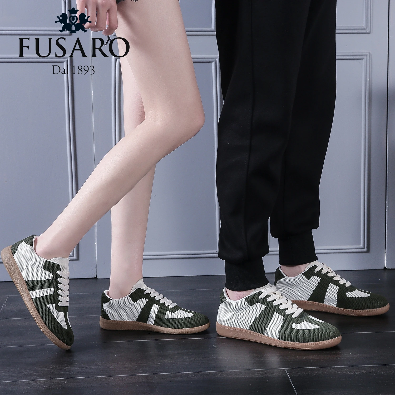 FUSARO women's Lightweight Fashion Sneakers Breathable Mesh Flat Casual Sneakers Outdoor Sports Tennis Walking Shoe 2023