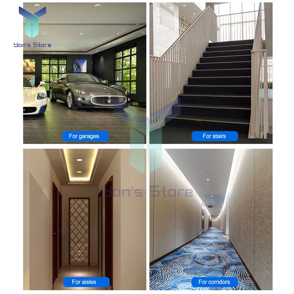 1 шт. встроенный светильник с PIR-датчиком движения