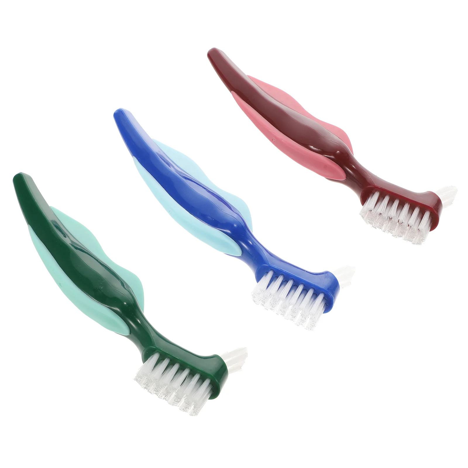 

False Teeth Cleaning Brush Kid Denture Care Toothbrushes