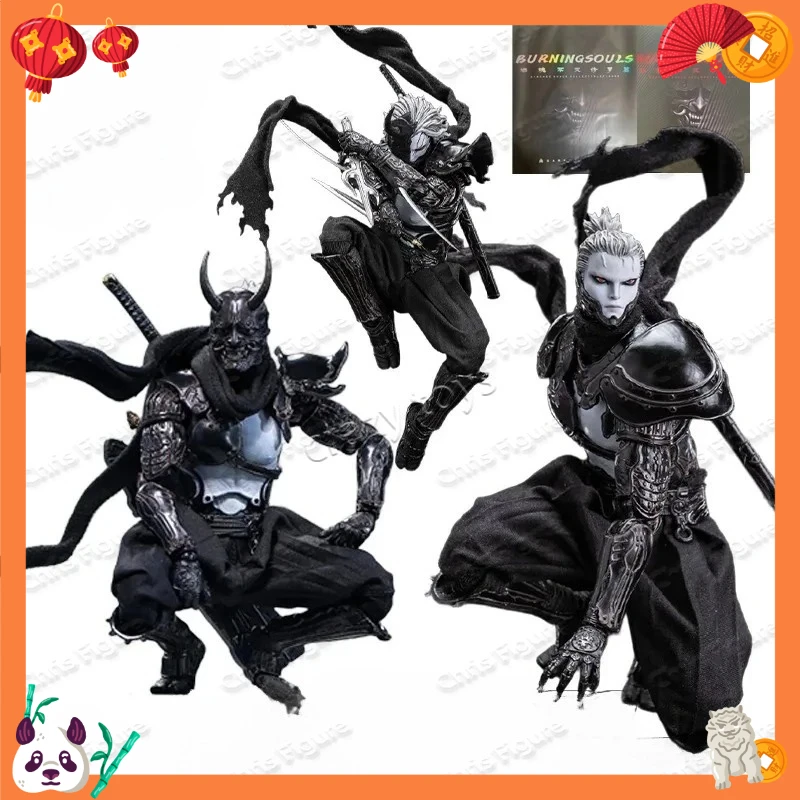 Фото В наличии: Фигурка DARKCROWN TOYS BURNINGSOULS, 6 дюймов, коллекционная, масштаб 1/12, самурай, подарок для коллекционеров №4