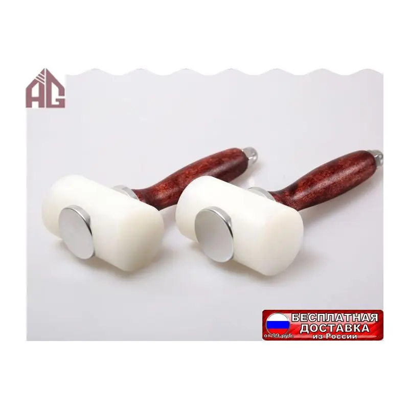 Молоток Aige нейлоновый Т-образный алюминиевая/деревянная ручка |