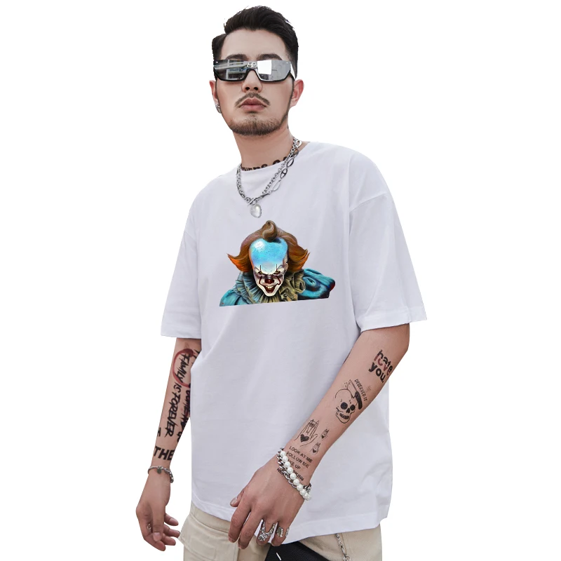 Термоклейкие термонаклейки с изображением хиппи клоуна черепа |