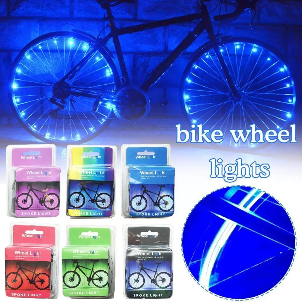 

Яркие Водонепроницаемые светодиодные фары для велосипедных колес, передние и шины, аксессуары для велоспорта, украшение для задних спиц, лента V4g3
