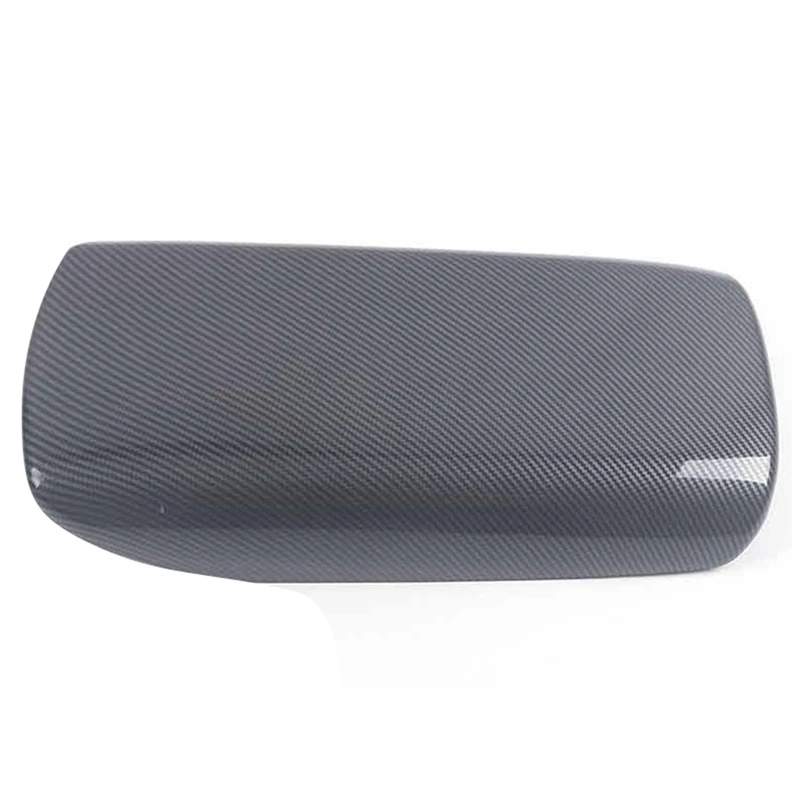 

For Toyota Harrier Venza 2020-2022 Carbon Fiber Car Central Control Armrest Box Cover Trim Decoration Accessories