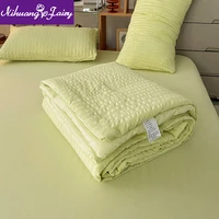 summer air conditioner is summer cool quilt soybean fiber quilt single double dormitory machine washable summer quilt