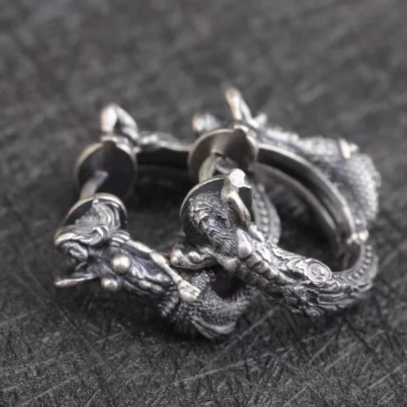 Асимметричные серьги в стиле ретро Нептун Посейдон Русалка женские и мужские для