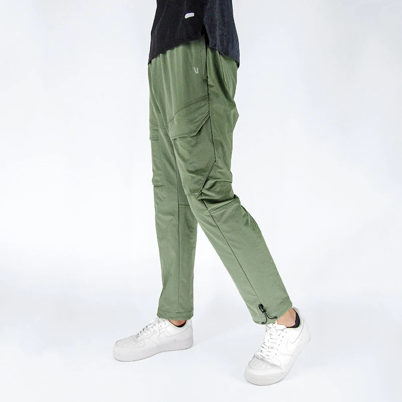 Vuori Sports Pants Stretch Jogging Pants Fitness Training Pants Mountaineering Pants Men Multi Pocket Street Trend Cargo Pants