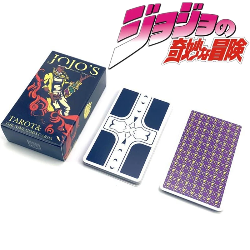 Anime 84 Piece Cosplay JoJo's Bizarre Adventure Tarot Card With Clow Cards Magic Royal Gods Board Game Prop Suit
