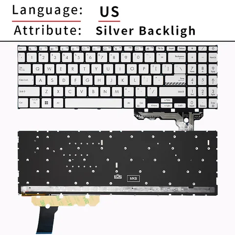 Сменная русская клавиатура для ASUS Vivobook 16X K3605