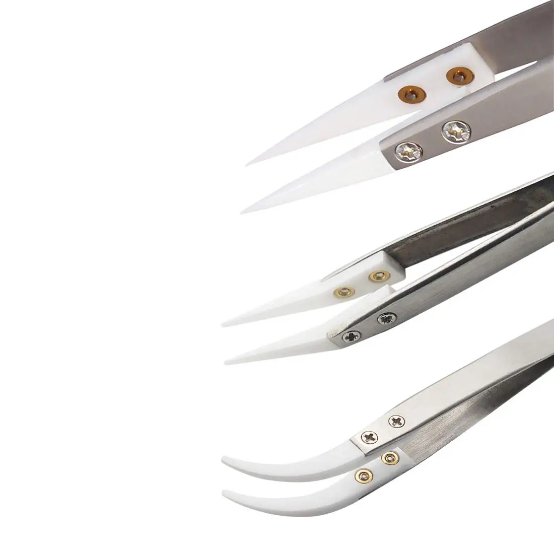 Керамический пинцет с заостренными локтями обратные термостойкие зажимы