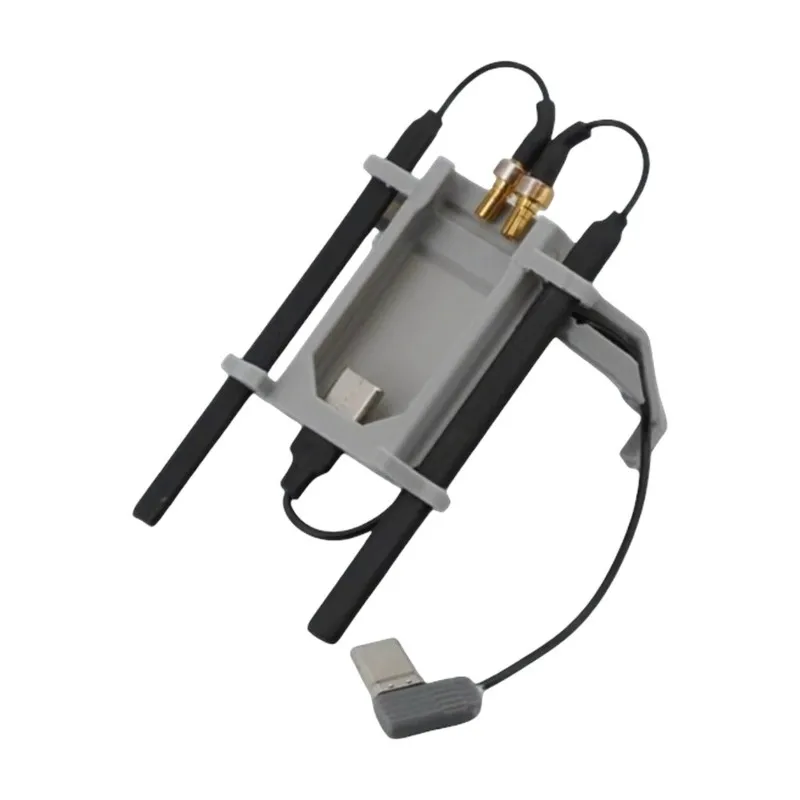 Фото [НОВИНКА! A25P] Нижний кронштейн для DJI Mini 5 Pro с модулем 4G, 3D-печатный держатель, кабель для передачи данных и антенна для передачи сигнала, A №1