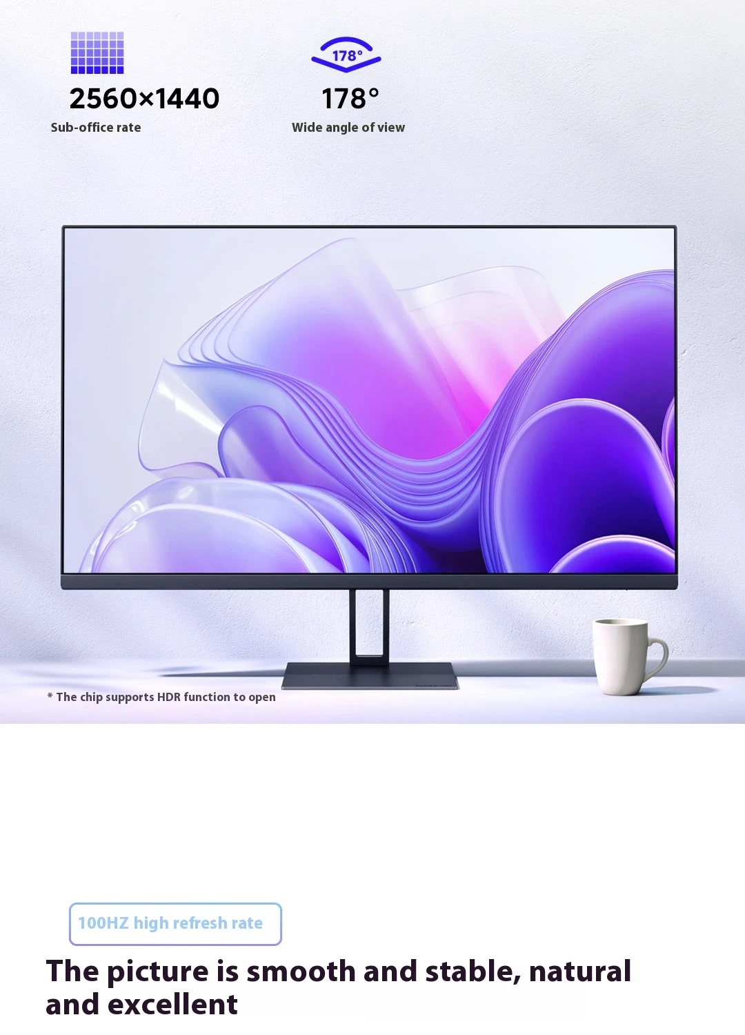 Xiaomi Redmi A27Q монитор 27" 2K 100Гц IPS