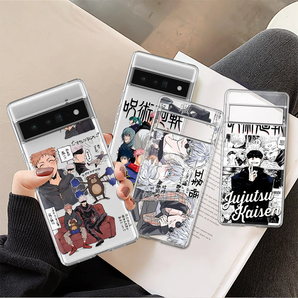 

Jujutsu Kaisen Comic Cases For Pixel 2 3 4 5 6 3a 4a 5a 6a 6 Pro 2XL 3XL 4XL Cover For Pixel 3a XL 4a 5G 5a 5G Protection Shell