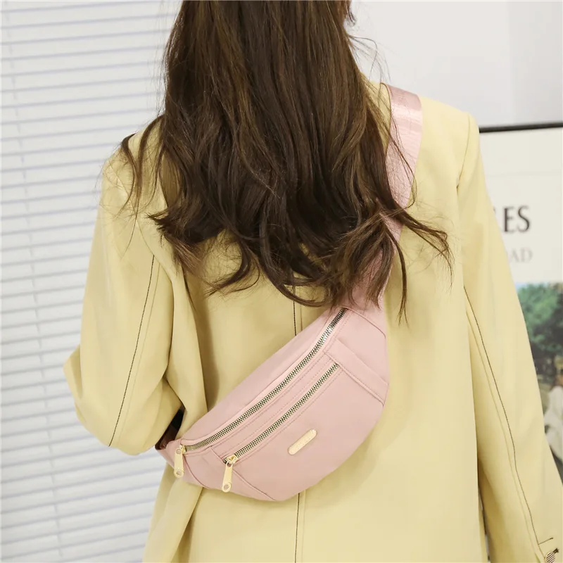 

Couple Shoulder Bag Waist Bags Women Leisure Color Waist Bag Shoulder Crossbody Chest Bags Handbags All-match Messenger Belt Bag