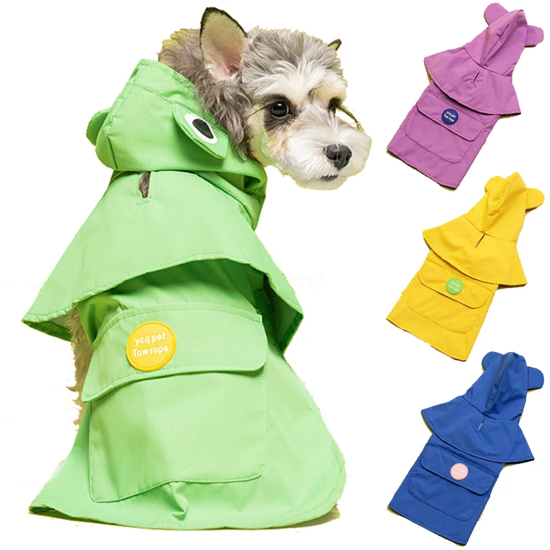 

Pet Fabric Outdoor Strip Dog Reflective Mesh Breathable Clothes Safety Big Raincoat Puppy Inner Clothes Pet Waterproof