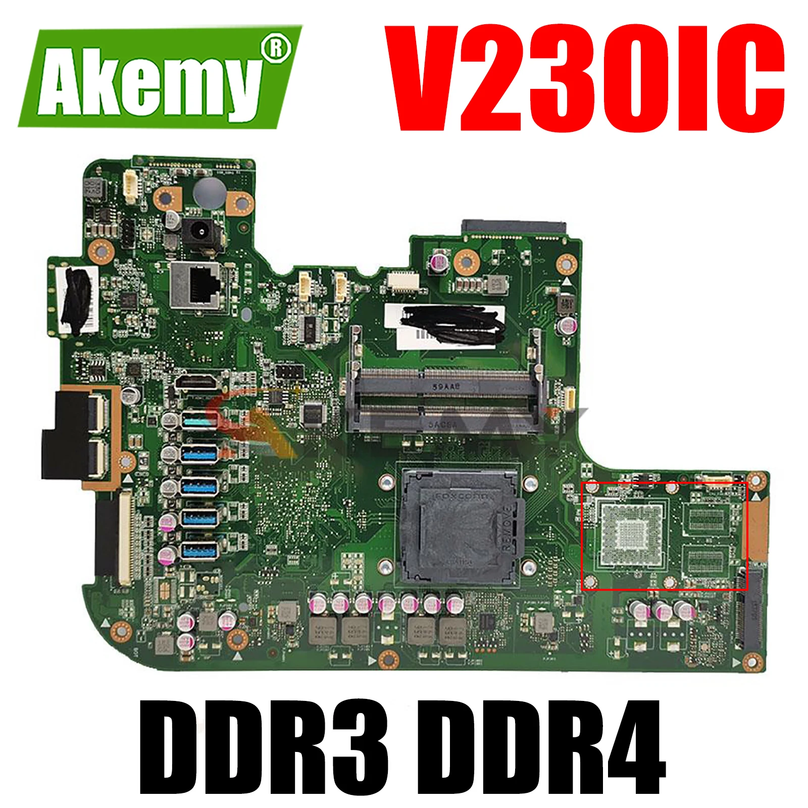 

New V230IC Motherboard REV:1.2 for ASUS V230IC All-in-one Motherboard Independent Graphics DDR3 DDR4 100% Test OK Send