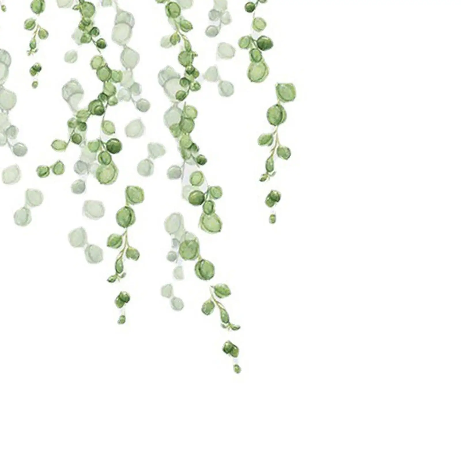 2-х шт. подвесная лоза настенная наклейка с растительным узором художественная