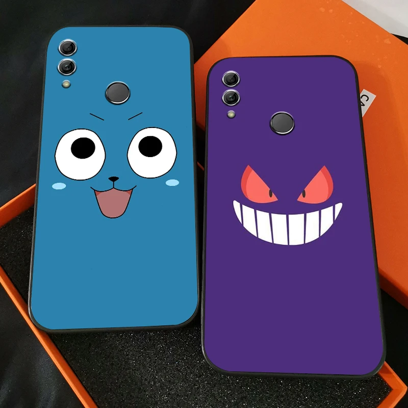 

Cartoon Pokémon Phone Case For Huawei Honor 7A 7X 8 8X 8C 9 V9 9A 9X 9 Lite 9X Lite Liquid Silicon Funda Back Silicone Cover