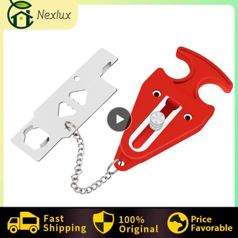 

5/8/10PCS Security Lock Portable Privacy Door Lock Security Home Room Hotel Metal Lock Hot Wholesale Door Locker Double Hole