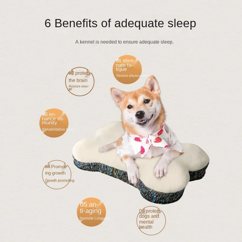 

Thicken Puppy Bed and Cat House Mats Creative Fluffy Soft Dog Bone-shape Pad Rabbit Hair Comfort Keep Warm Mat
