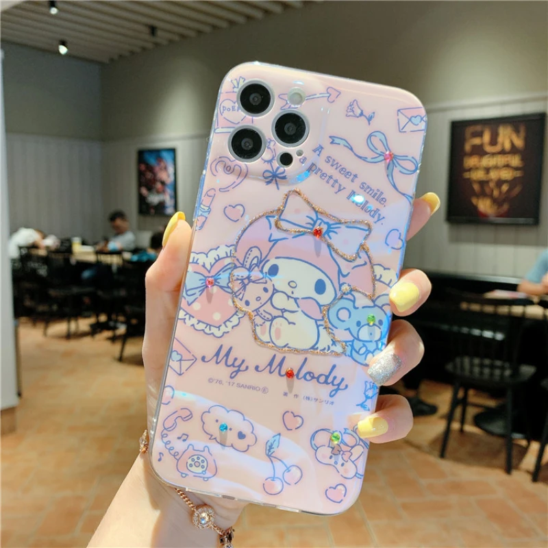 

Cartoon Sanrio Series Apple Mobile Phone Shell Suitable for IPhone Full Range of Mobile Phone Soft Shell Kawaii Animation