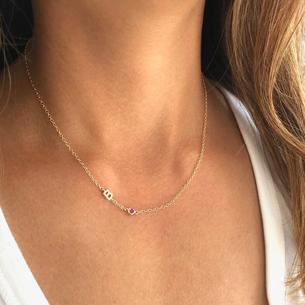 EManco подвеска из нержавеющей стали с буквенным именем ожерелье 26 букв пэчворк