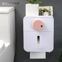 boussac toilet paper roll holder white paper dispenser wall hanger shelf bathroom decoration accessories toilet installation